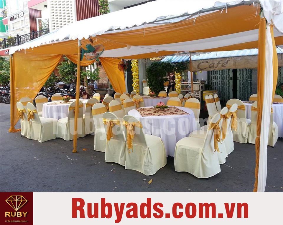 Khung rạp cưới là một phần khi trang trí đám cưới