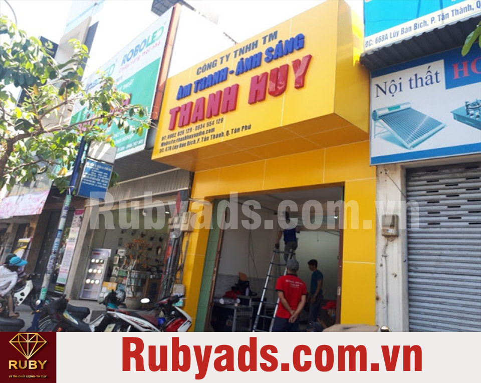 thi công bảng hiệu quảng cáo tại Quận 6