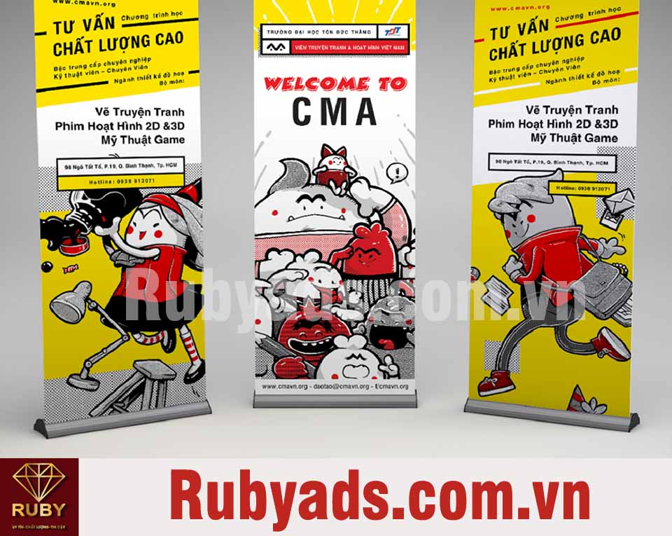 Dịch vụ in Standee lấy liền quận Phú Nhuận giá rẻ - thiết kế theo yêu cầu