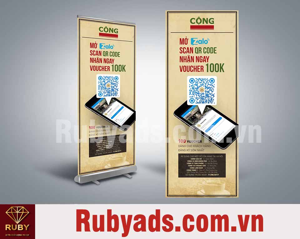 Dịch vụ in Standee lấy liền quận Phú Nhuận