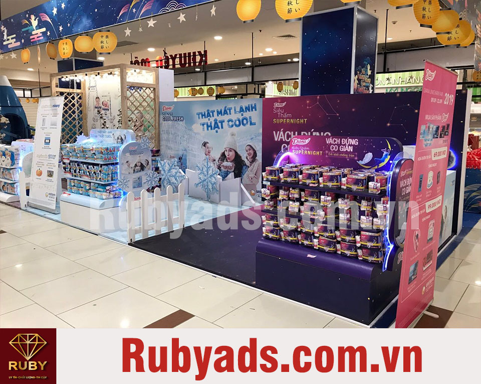 thiết kế gian hàng quảng cáo