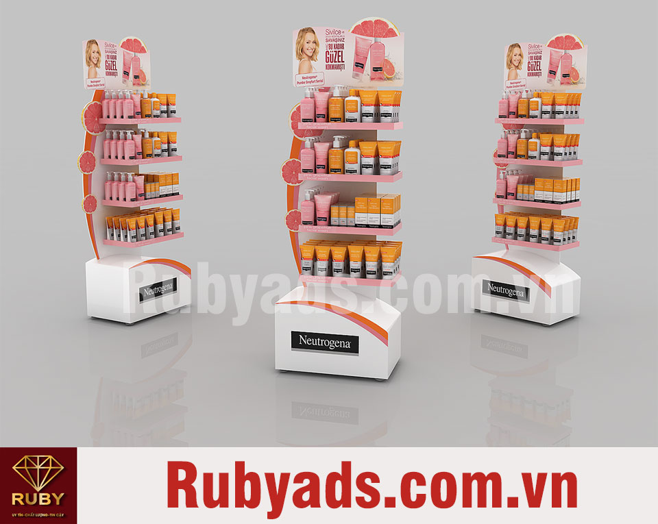 Tổng hợp các mẫu quầy kệ trưng bày thịnh hành trên thị trường