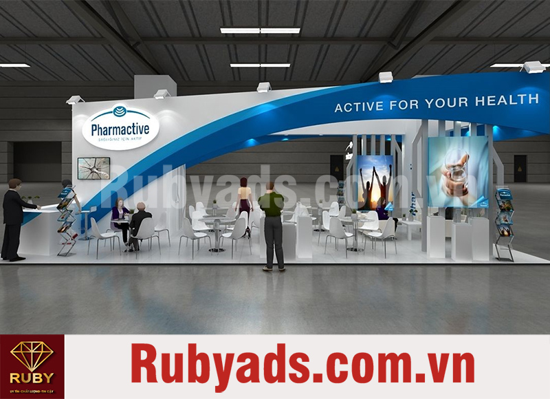 Dịch vụ thiết kế và thi công làm booth quảng cáo uy tín, giá rẻ