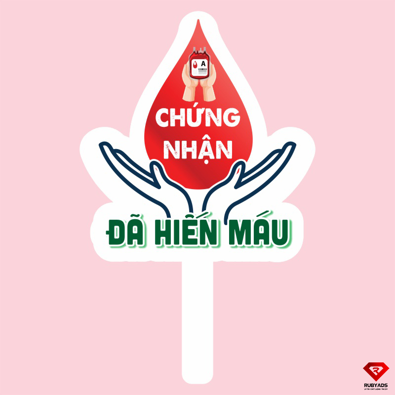 hashtag cầm tay hiến máu