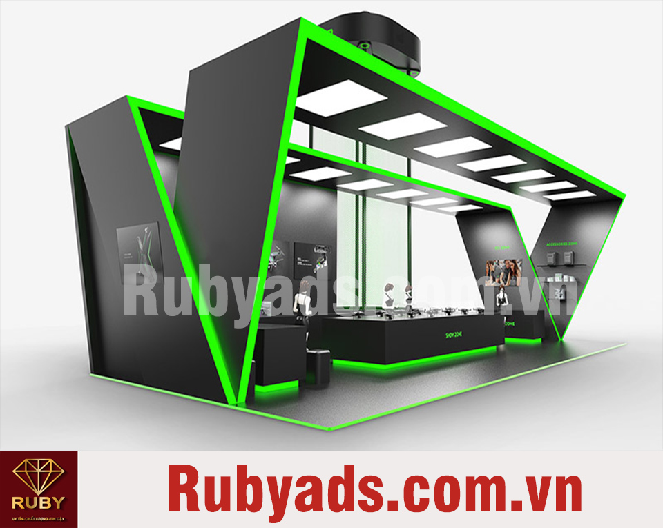 Dịch vụ đóng Booth bán hàng tại hội chợ – Siêu thị chất lượng, giá rẻ tại Rubyads