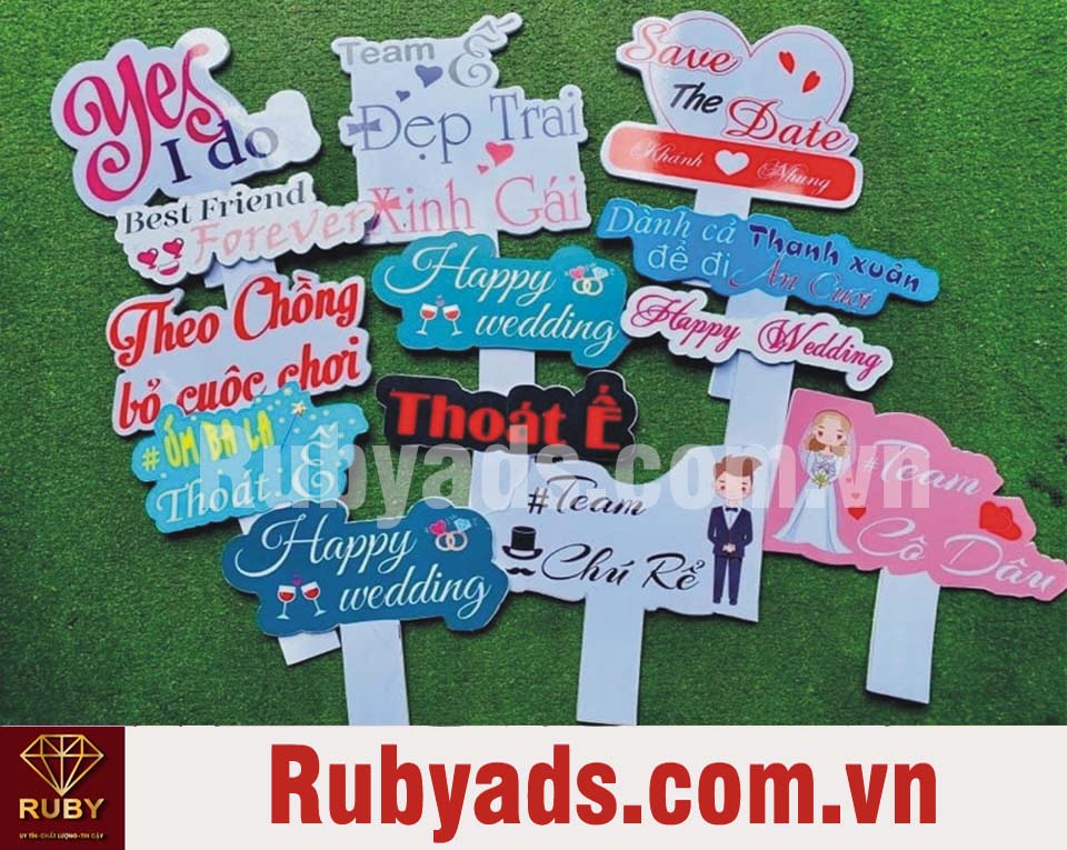 Dịch vụ in hashtag lấy liền tại HCM