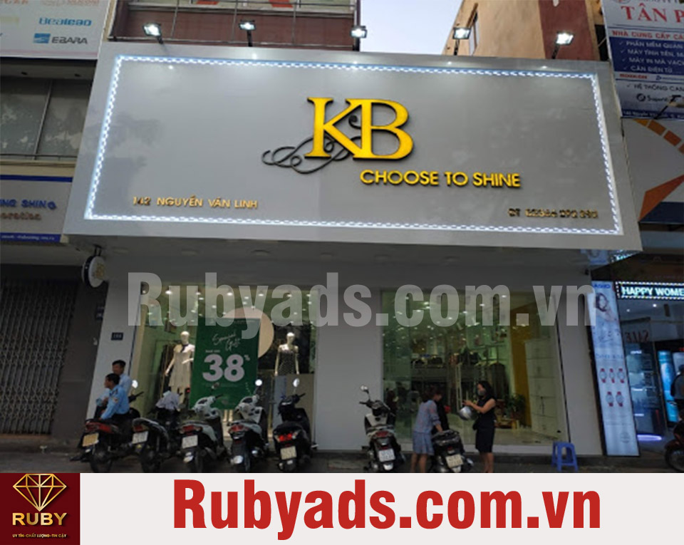 Thi công bảng hiệu quảng cáo tại quận Bình Thạnh cực đẹp