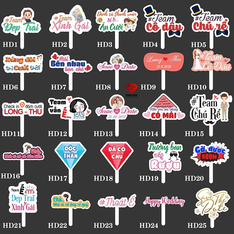 Dịch vụ in hashtag lấy liền quận 9