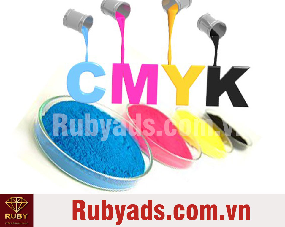 hệ màu CMYK trong in offset