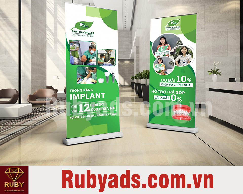 Dịch vụ in Standee lấy liền giá rẻ - chất lượng tại HCM