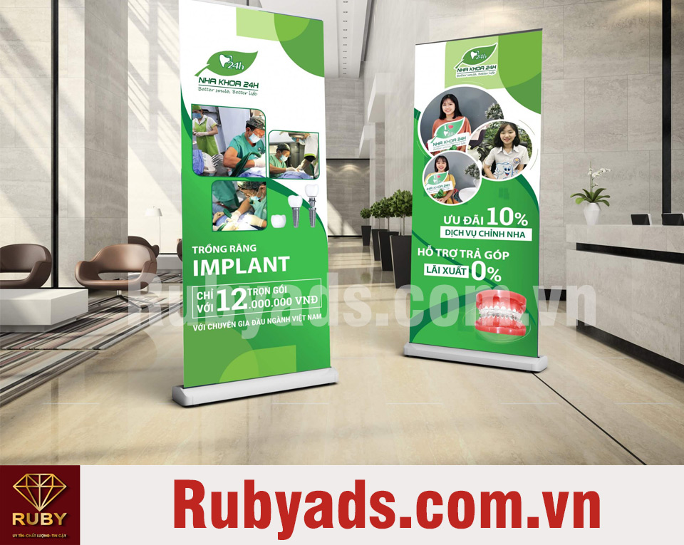 địa điểm cung cấp standee