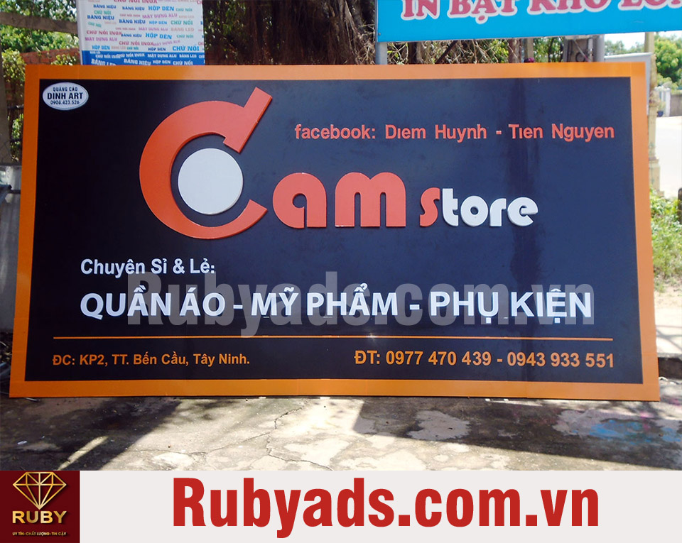 Thi công bảng hiệu quảng cáo Tân Phú uy tín