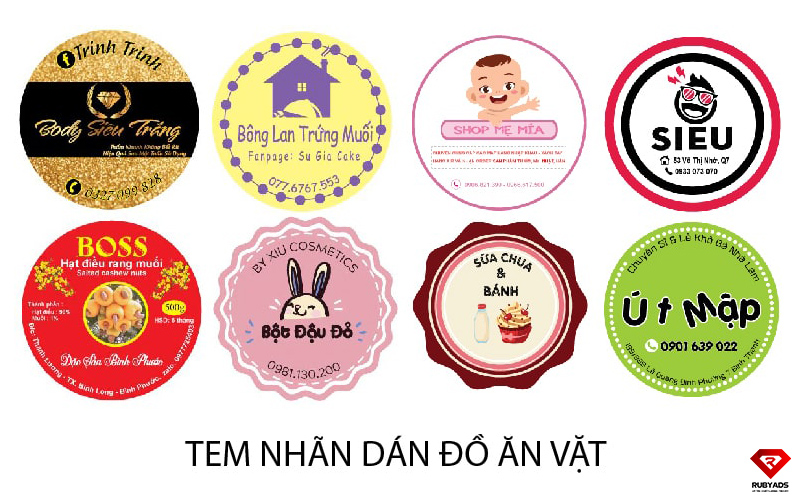 Dịch vụ in tem nhãn lấy liền huyện Bình Chánh