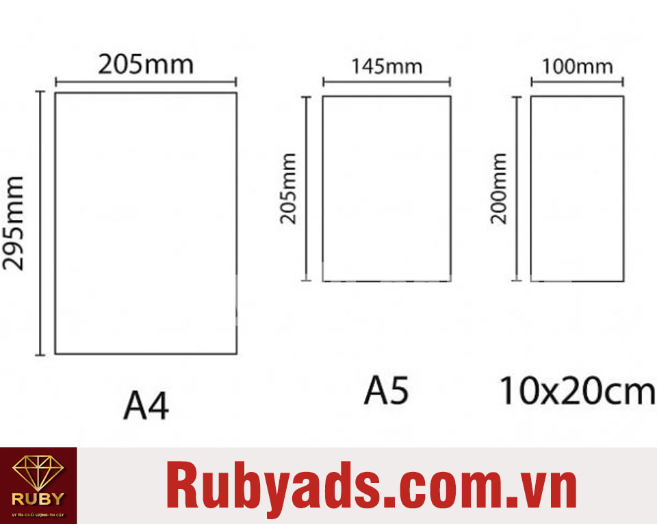 Kích thước in tờ rơi