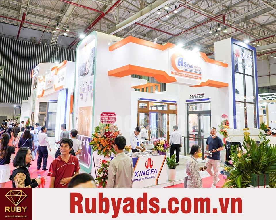 Dịch vụ thiết kế gian hàng tự dựng nổi bật và hiệu quả