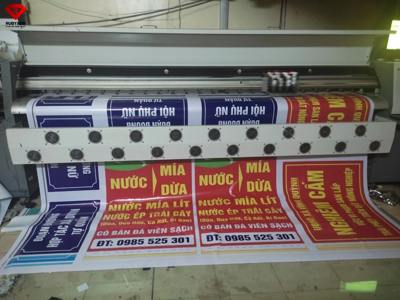 Rubyads cung cấp Dịch vụ in bạt lấy liền tại TPHCM