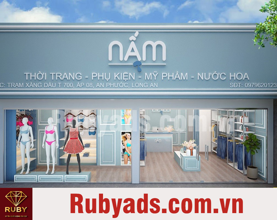 Thiết kế bảng hiệu shop quần áo thời trang cần lưu ý gì?