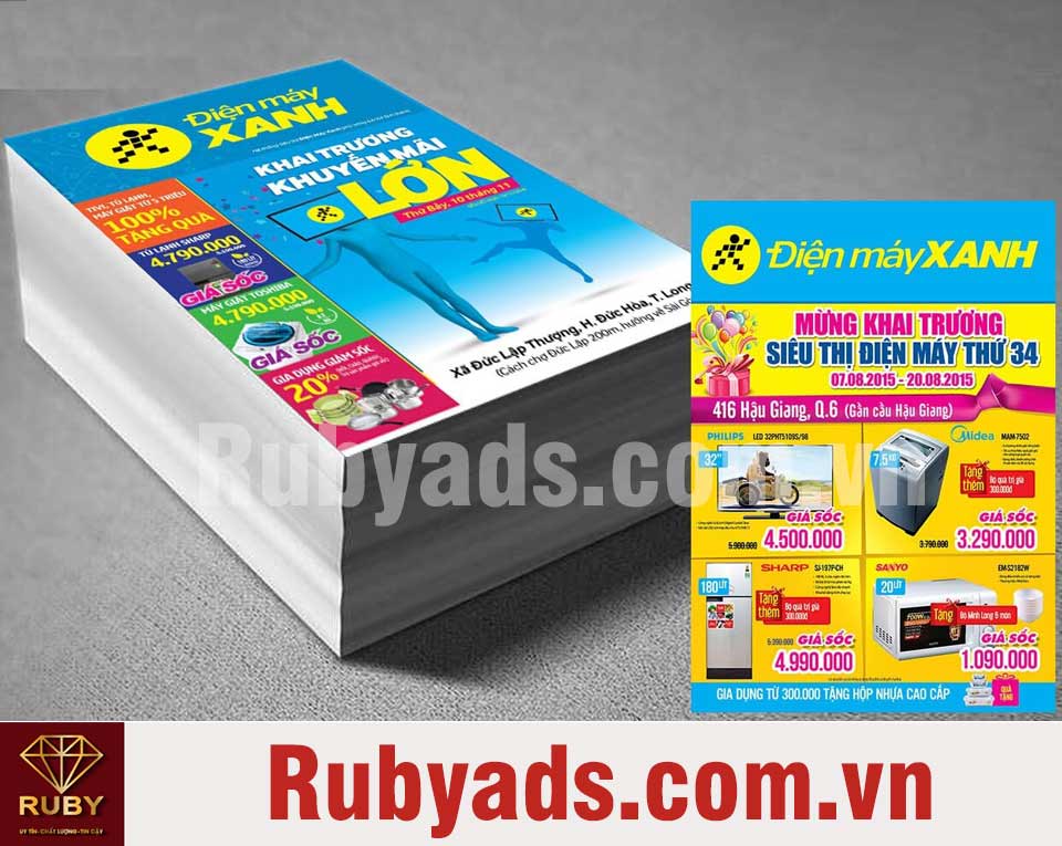 Dịch vụ in tờ rơi giới thiệu