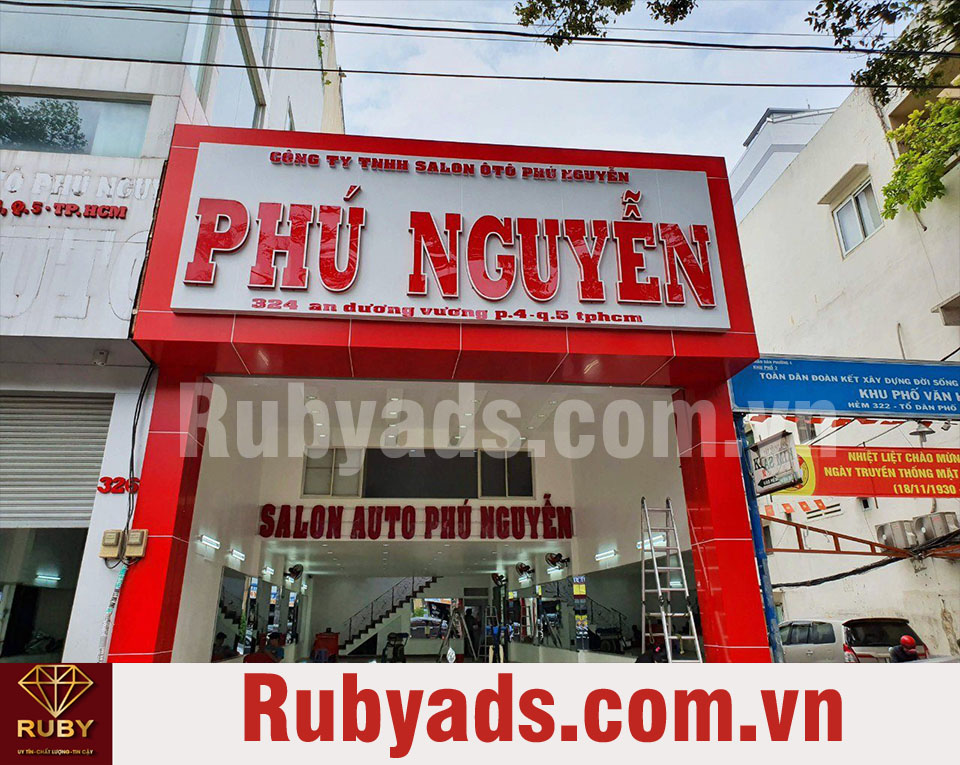 Thi công bảng hiệu quảng cáo quận 12