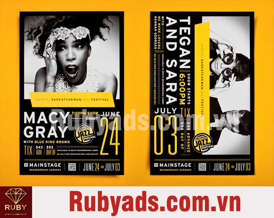 thiết kế poster quảng cáo truyền thống